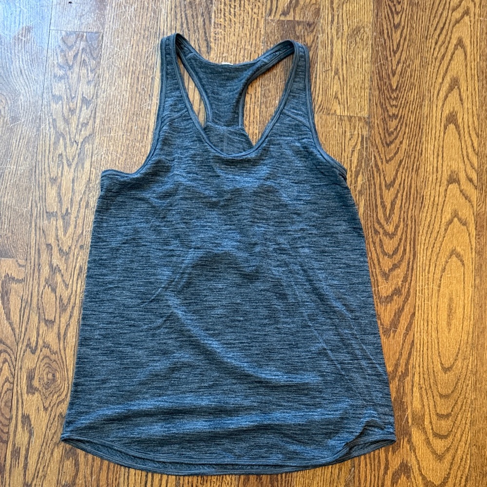 Lululemon Gray Racerback loose fit Tank Top